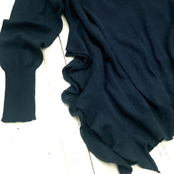 Anthropology Moth Ruffled V-Neck Sweater - Picture 3 of 12